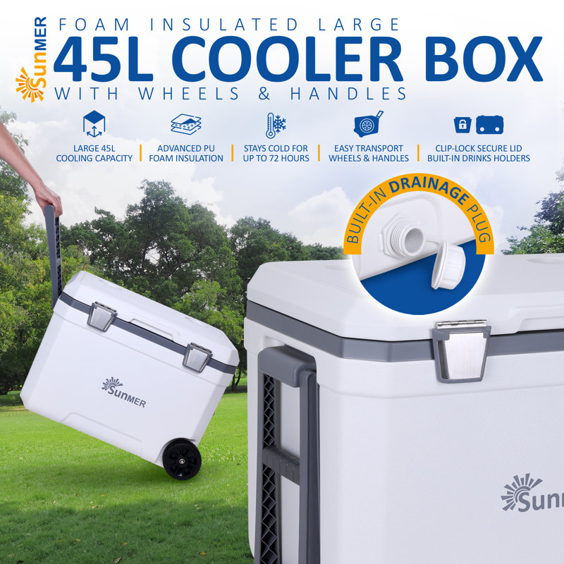 SUNMER 45l Wheeled Cooler Box