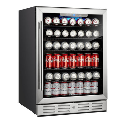 Kalamera 175 Can Convertible Beverage Refrigerator with Wine Storage