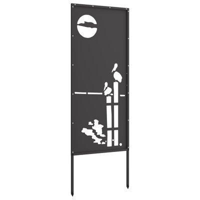 vidaXL Garden Privacy Screen Partition Outdoor Decor Modern Decorative Barrier