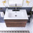 30 In. W Single Sink Wall Mounted Bath Vanity-460505529