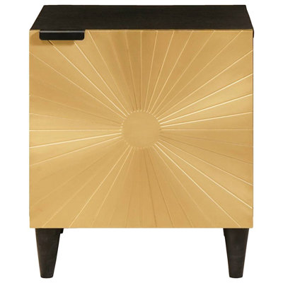 40cm W Solid Wood Bedside Table