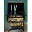 Gold Leaf Writing Bureau Desk Hand Painted Cranes Artistry