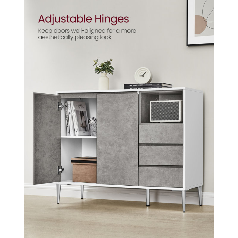 Rufford 103.5cm Sideboard, Grey