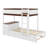 Twin Over Twin Bunk Bed With Trundle And Desk-1025984790