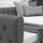 Eylin Daybed With Trundle Velvet Upholstered Tufted Sofa Bed, With Button And Copper Nail On Square Arms-907110502