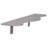 Textured Metal Organic Shaped Wall Shelf Taupe