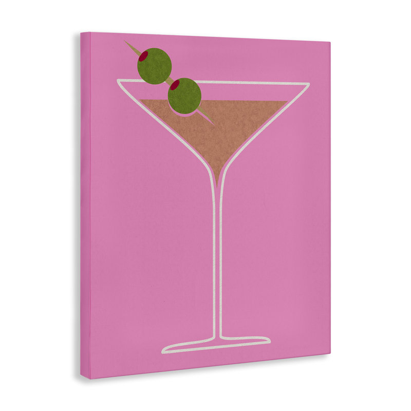«Dirty Martini on Pink» par Daphne Polselli, H 20 po x l 16 po