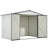 8 X 6 Ft Outdoor Storage Shed, All Weather Metal Sheds With  2 Lockable Doors, Tool Shed For Garden, Backyard, Lawn