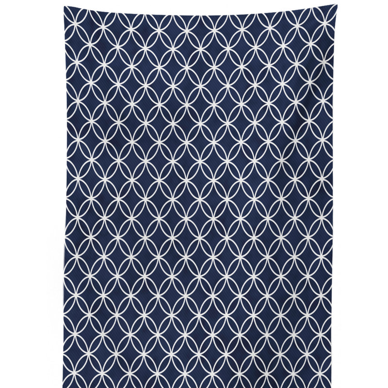 Geometric Tablecloth, 70" L x 52" W