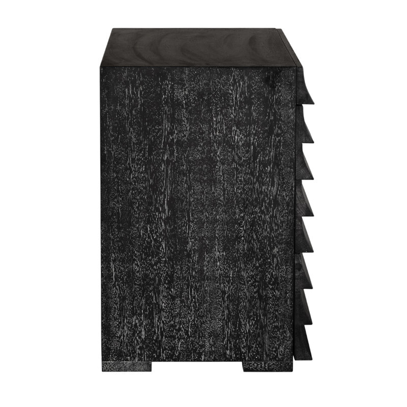 Frederico 40'' W Solid Wood Console Table, Black Walnut