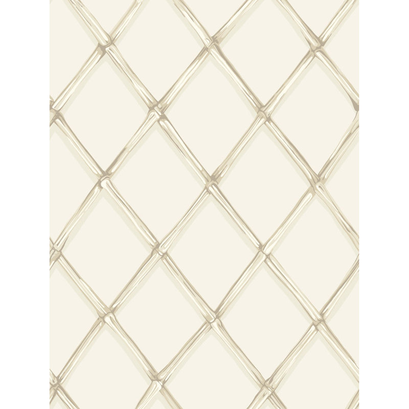 Bagatelle Geometric Wallpaper Roll, Ivory