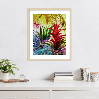 Tropic Botanicals VI by Marie Elaine Cusson Wood Framed Wall Art Print