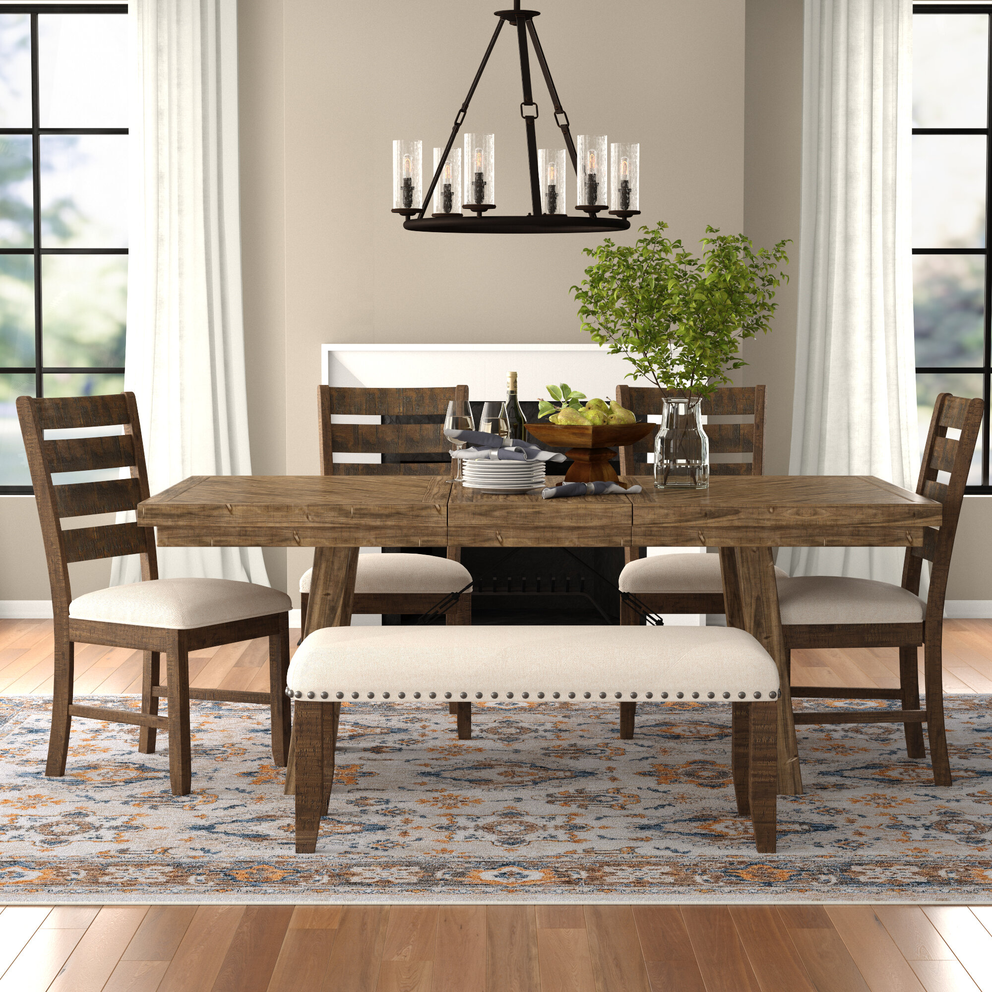 Moriville 6 store piece dining set