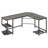 L-Shaped Metal Base Computer Desk-965506805-965506815