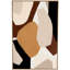 Art mural géométrique abstrait en bois Layla