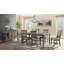 Androw Park Slat Back Dining Chair with Cushion Seat, Roasted Oak