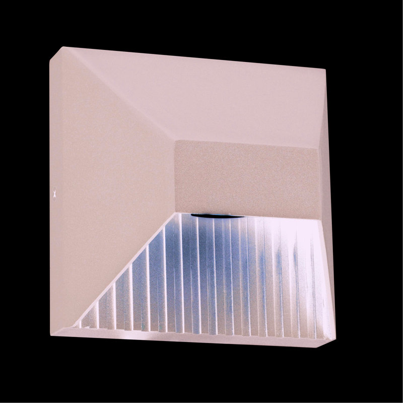 5 Inch Led Wall Sconce Featuring Bright Energy - Smart Led, 3 Color Temperature Options  3000K / 4000K 5000K , Dimmable With Compatible Dimmers, Sand Blast Acrylic Diffuser, Simple Installation, For