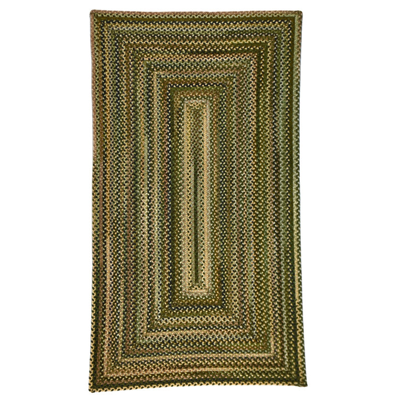 Blue Ridge_Green_0298QS, Rectangle 2' x 3'