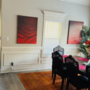 Wrought Studio Abstract Red Wave Liquid Art II 