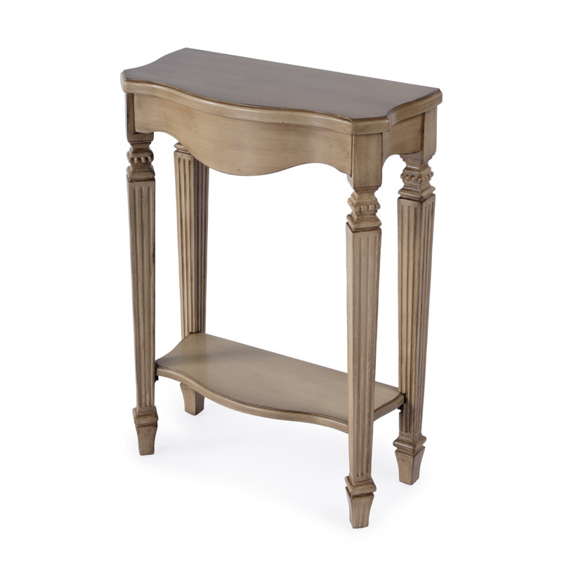 Cheshire Ballerina 22" Console Table, Antique Beige