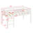 Compact Low Loft Bed with Sturdy  Ladder-385223798