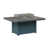 Hammered Top Stainless with Slate Base selected