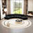 Semi-circular arc corner sofa combination-104490220