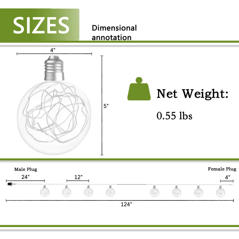 Guirlande G100 Big Globe Bulbs