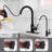 ARCORA Stainless Steel Pull-Down Kitchen Faucet and Water Filter Faucet Combo-97705573