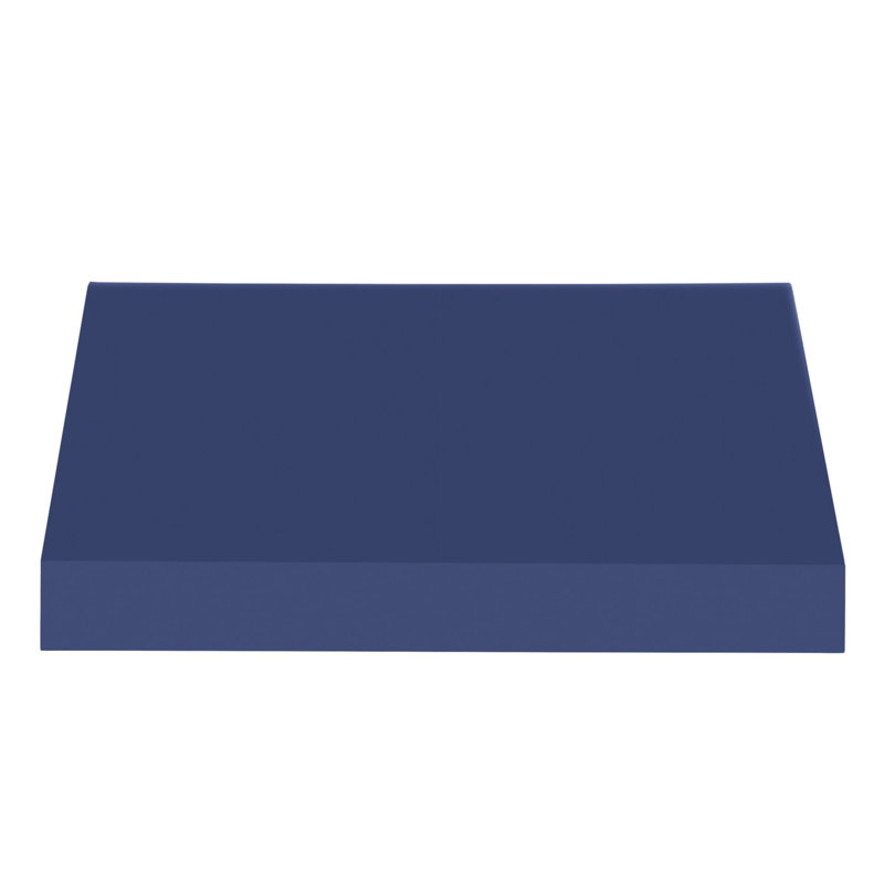 Auvent fixe en tissu acrylique New Yorker Awntech, H 24 po x l 100,5 po x P 36 po, Marine