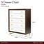 Commode 5 tiroirs Belmont Place - Espresso