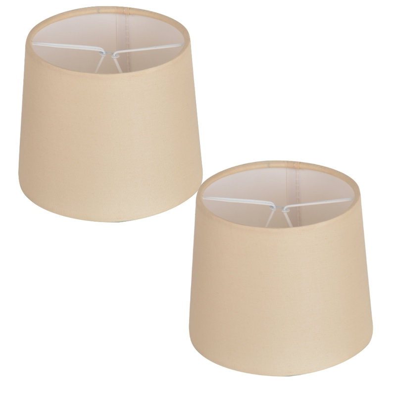11cm H Cotton Drum Lamp Shade ( Clip On ), Cream