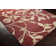 Tapis rouge foncé Feagin