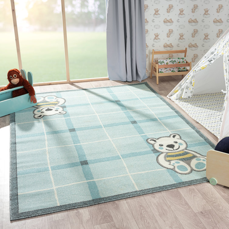 Tapis bleu Barnsdale