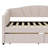 Upholstered Twin Size Daybed With Dual Drawers-1586699820