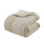 Ensembles de literie confortables en coton, motif rayé taupe pour un usage domestique