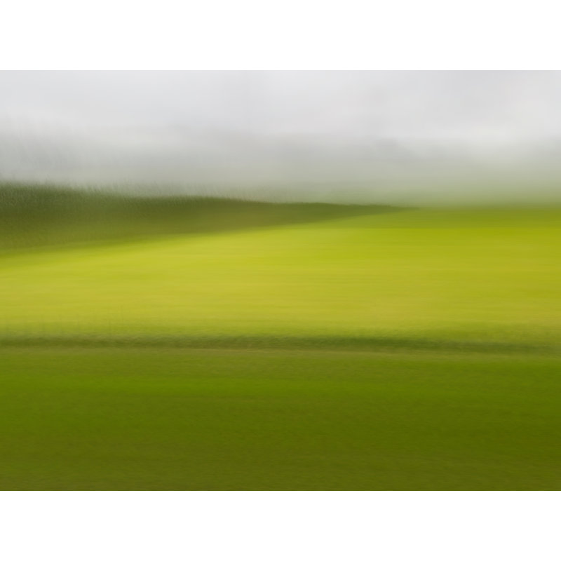 Bus Window 1 Print by Harold Davis, Black Framed Paper, 25.2" H x 31.2" W
