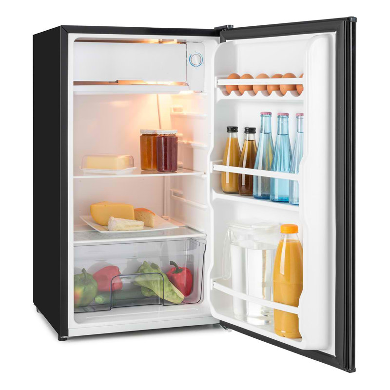 Klarstein 90m³ L Freestanding Mini Fridge, Black
