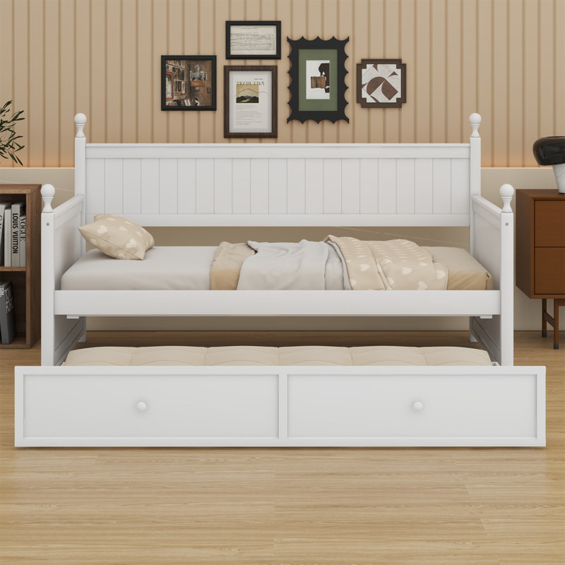 Wood Daybed With Trundle