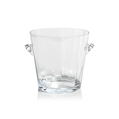 Optic Glass Ice Bucket