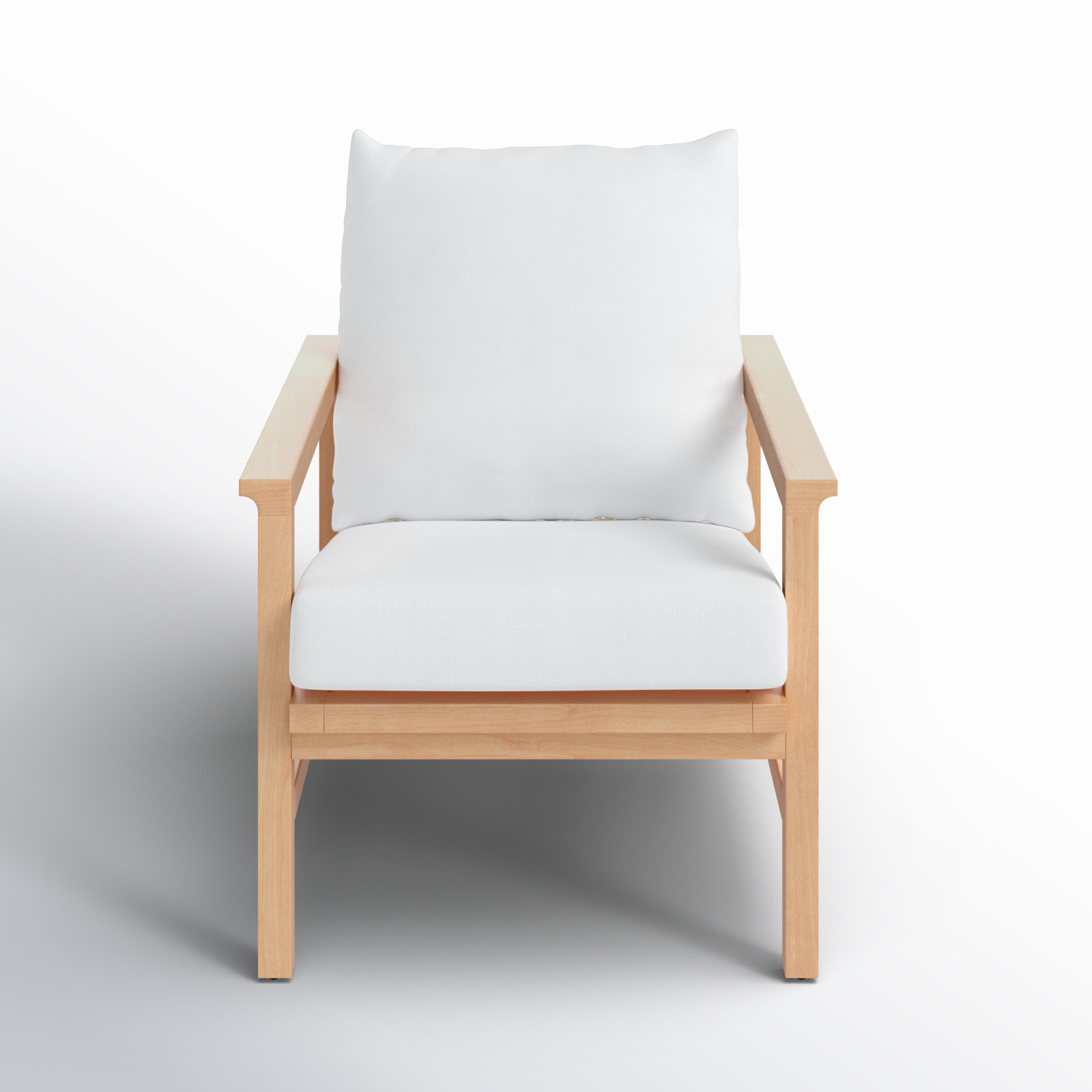 Kelle Linen Armchair, Natural