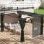 Brookelyne 2.25" x 3.97" Aluminum Pergola