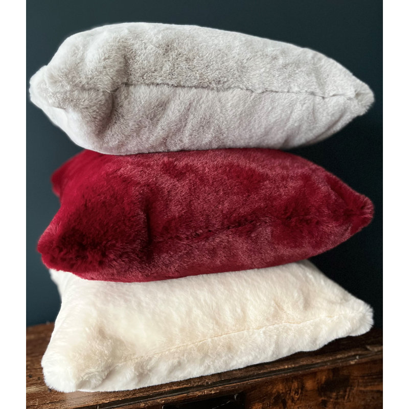 Eaker Square Cushion, Cream