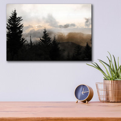 «Mountain Layers 2» par Lori Deiter, art mural en verre acrylique