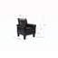 Fauteuil d'appoint rembourré en similicuir Deundria Comfy-747618139