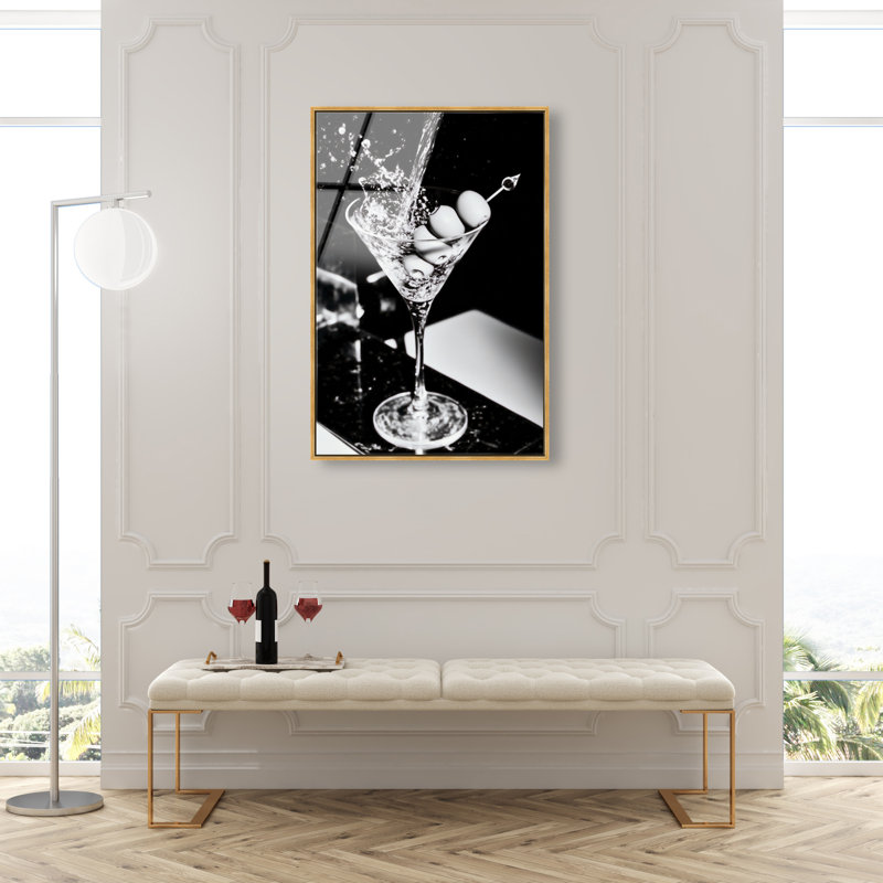Chill Time III Print by Oliver Gal, 46"H x 31"W, Gold Floater Frame