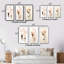 «Circular Boho Chic Geometrics In Retro Pink III», 3 pièces sur toile-1124503754-1124503755