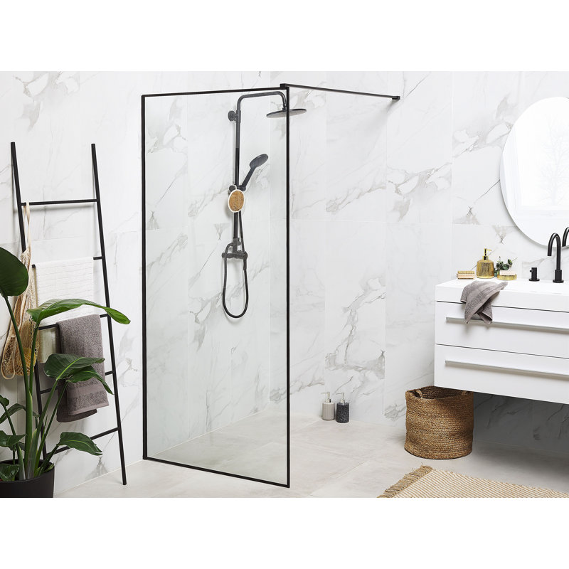 Altamont Framed Tub Door with Clear Glass, 190cm H x 100cm W