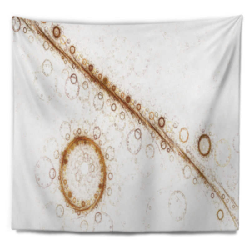 Abstract Polyester Tapestry, 32" H x 39" W