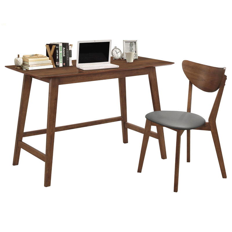 Ensemble de bureau d'écriture 2 pièces Walnut